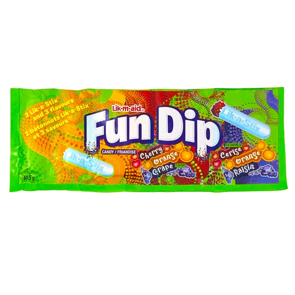Fun Dip Candy Fruit, caramelle alla frutta da 40.5g