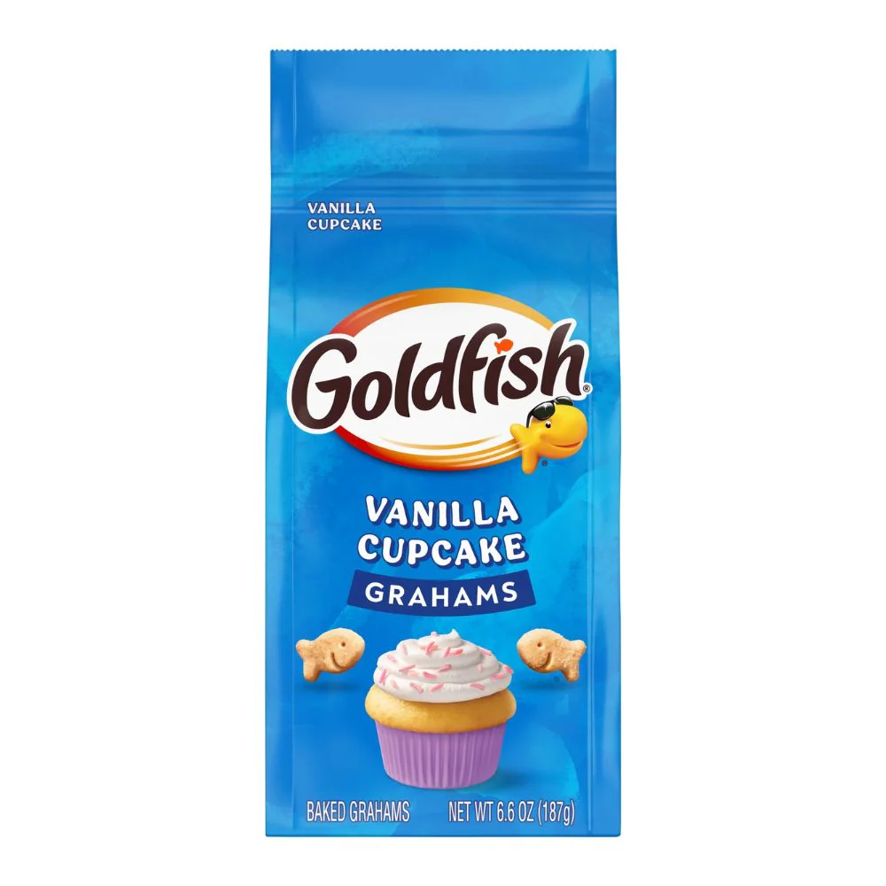 Goldfish Vanilla Cupcake, biscotti al gusto di cupcake alla vaniglia da 187g