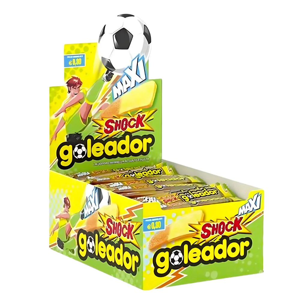 Goleador Maxi Shock, caramelle gommose al gusto di frutta da 11g (Confezione da 130)