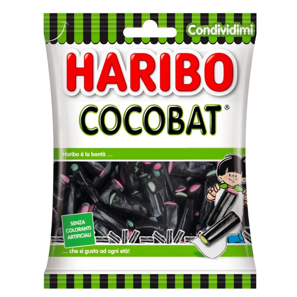 Haribo Cocobat, liquirizie ripiene da 100g