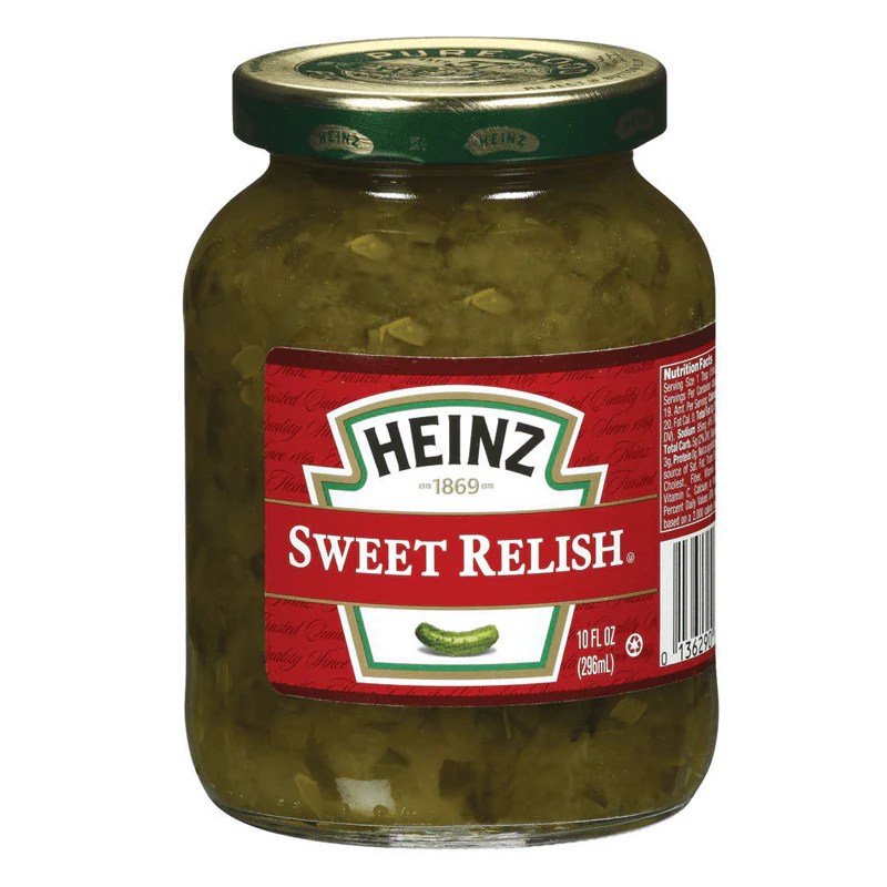 Heinz Sweet Relish, condimento al cetriolo da 296 ml
