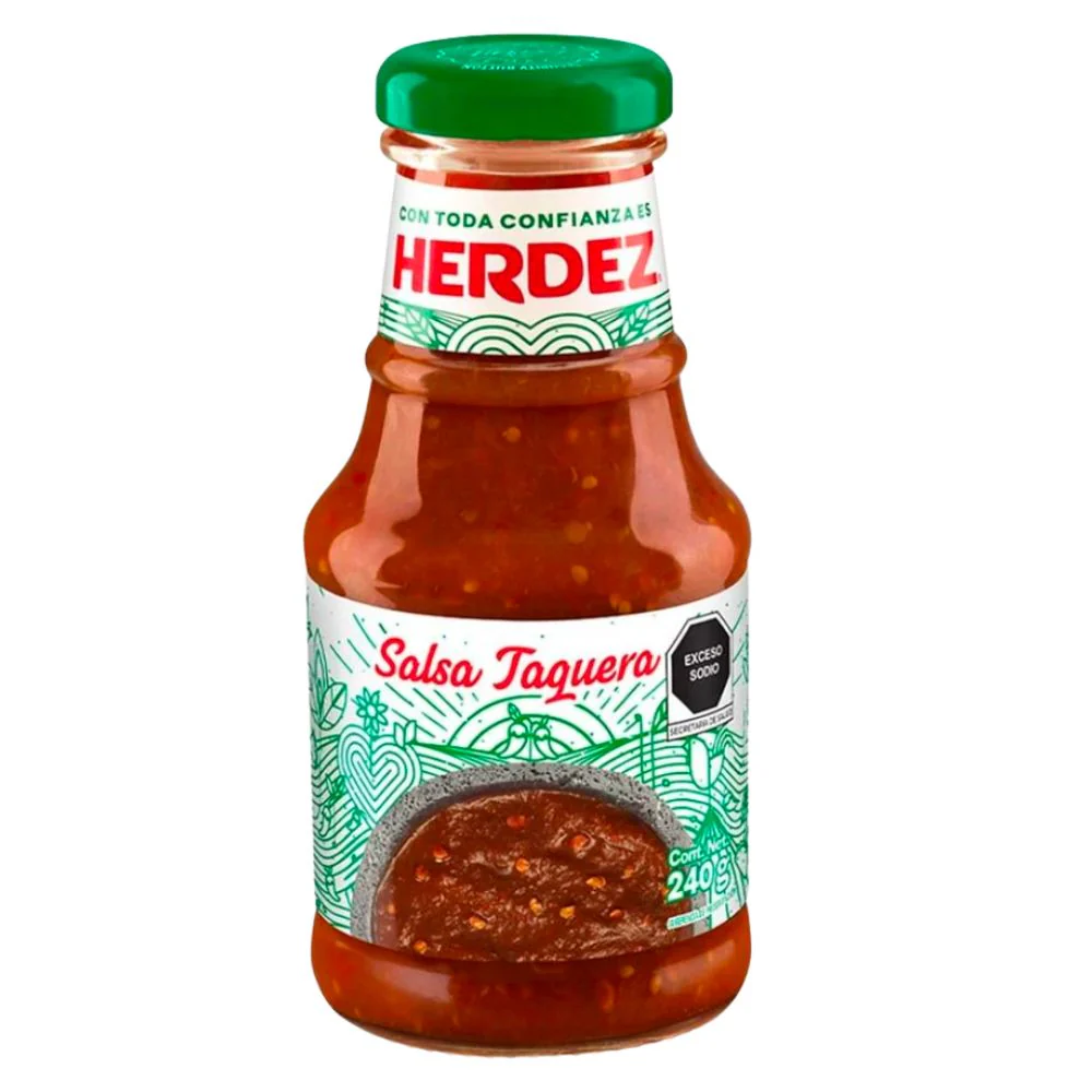 Herdez Salsa Taquera, salsa al gusto di peperoncino da 240g