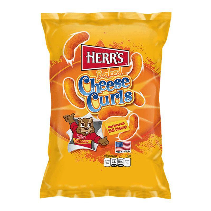 Herr's Baked Cheese Curls Big Pack, patatine al formaggio nel formato maxi