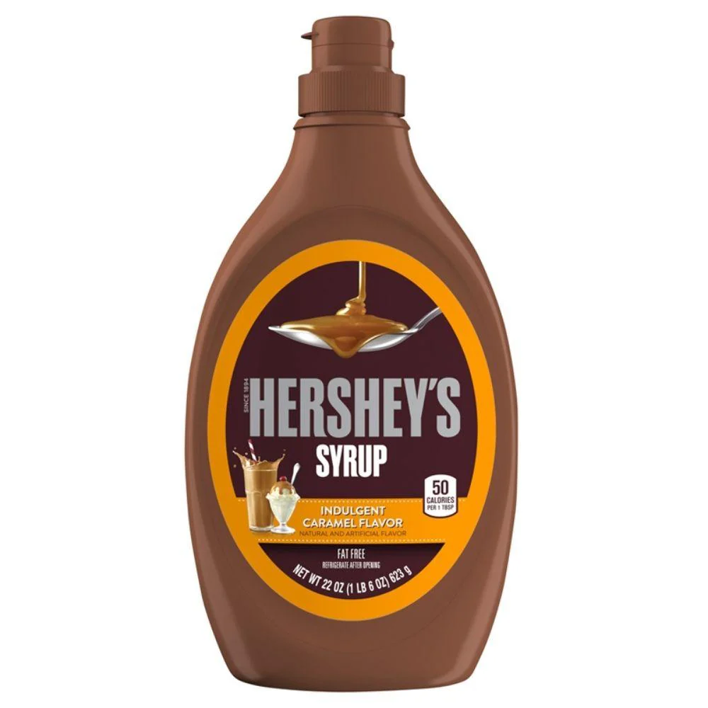 Hershey's Syrup Indulgent Caramel Flavor, topping al caramello da 623g