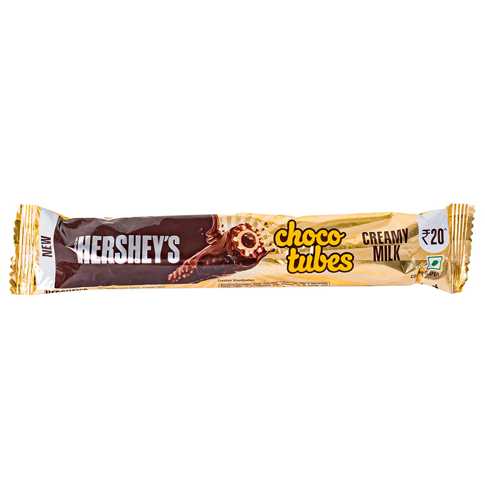 Hershey's Choco Tube Creamy Milk 25g, barretta di cioccolato al latte da 25g