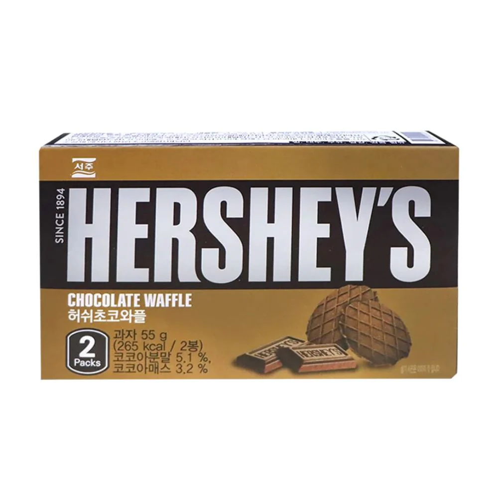 Hershey's Chocolate Waffle, waffle al gusto di cioccolato da 55g