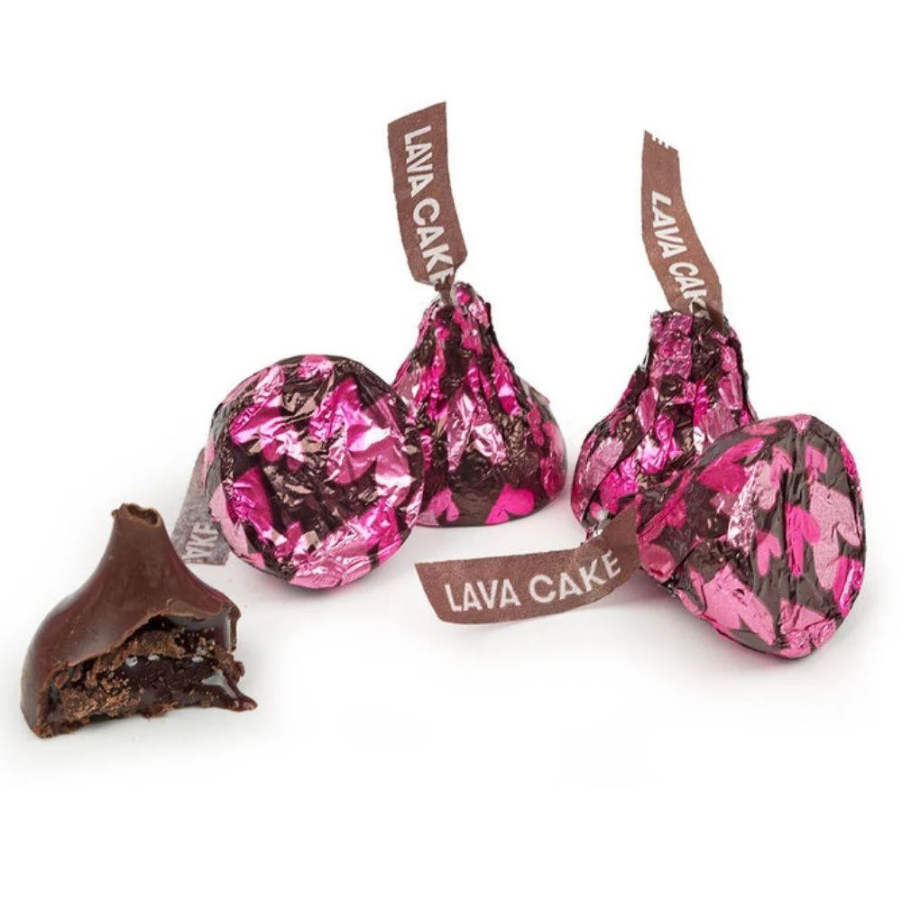 Hershey's Lava Cake Kisses, cioccolatini dal cuore fondente da 198g - Image 2