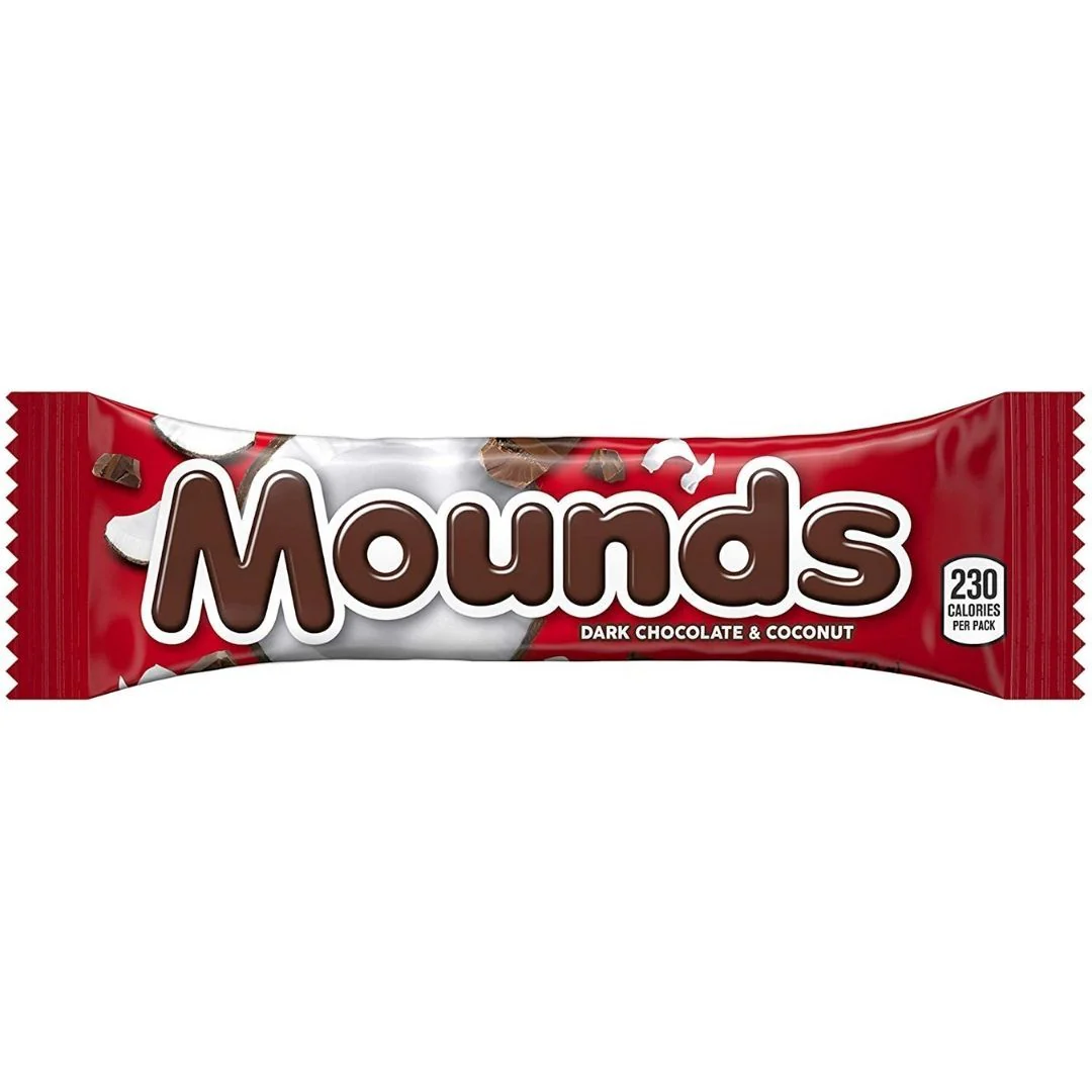 Mounds Dark Chocolate and Coconut, barretta al cioccolato fondente e cocco da 49g