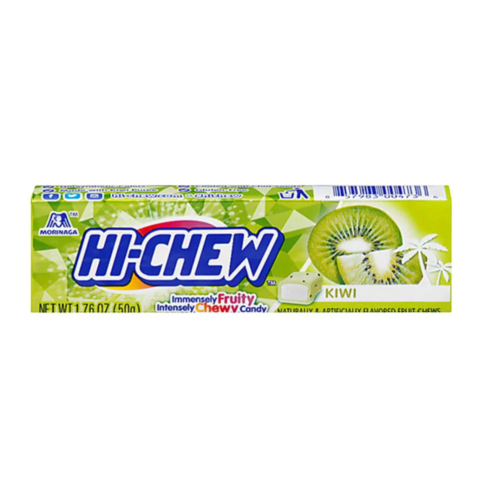 Hi-Chew Kiwi, gomma da masticare al gusto kiwi da 50g