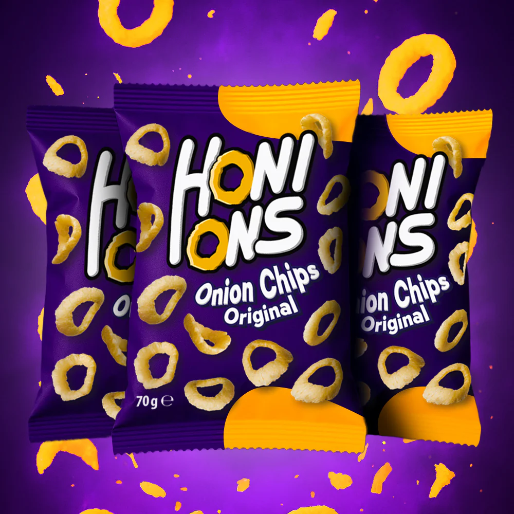 3x Honions Onion Rings, patatine alla cipolla da 70g - Image 2