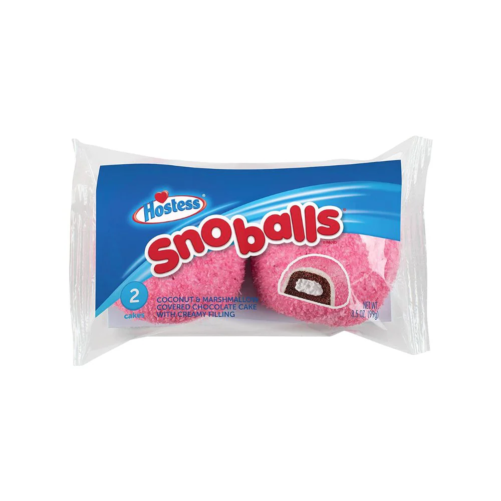 Hostess Snoball, merendine al cioccolato e marshmallow da 99g