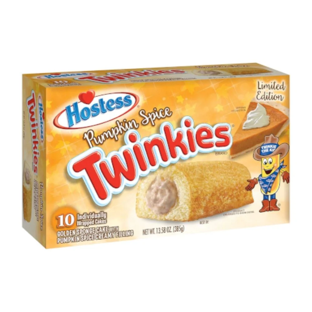 Hostess Twinkies Pumpkin Spice Limited Edition, merendine ripiene di crema alla zucca da 385g