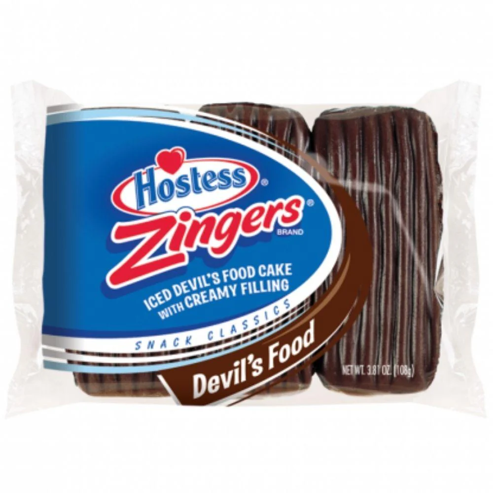 Hostess Zingers Devil's, 3 merendine al cioccolato da 108g