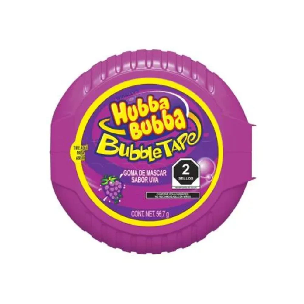 Hubba Bubba Bubble Tapo Grape, gomma da masticare all'uva da 56.7g