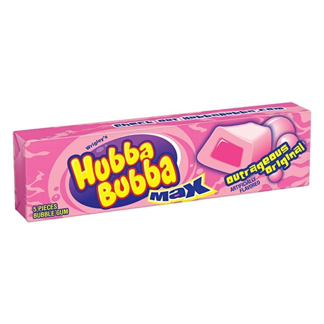 Hubba Bubba Max Original, chewing gum alla frutta da 35g