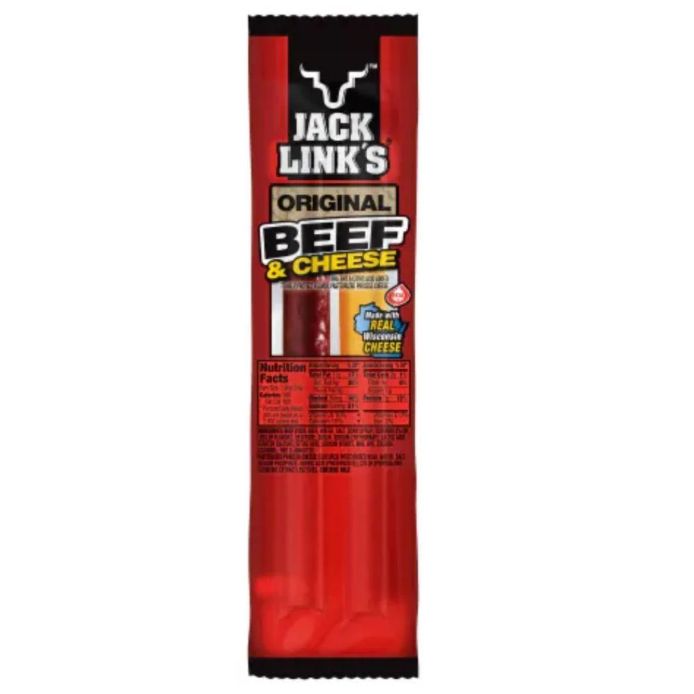 Jack Link's Original Beef and Cheese, carne essiccata e formaggio nel formato da 34g