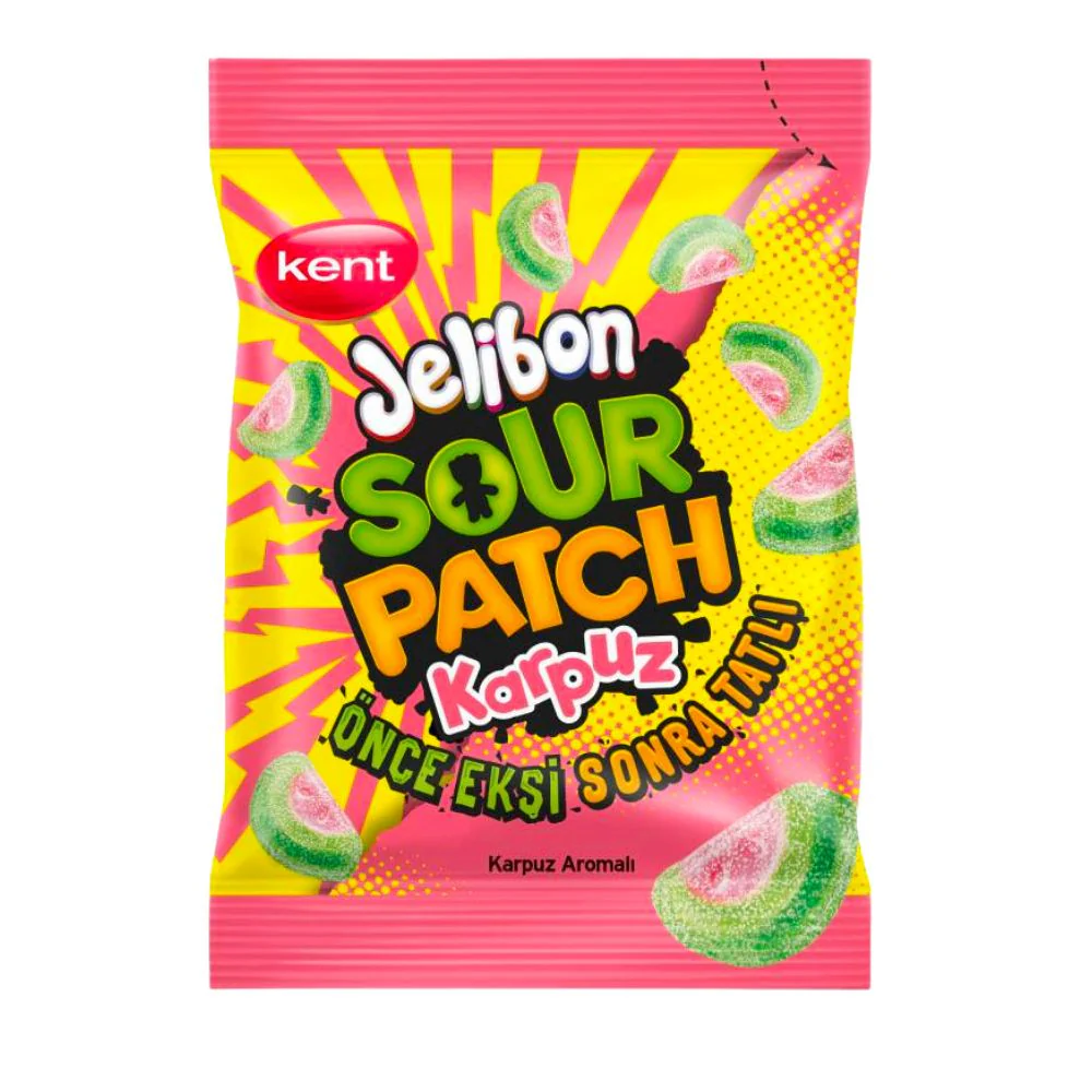 Jalibon Sour Patch Watermelon, caramelle aspre all'anguria da 160g