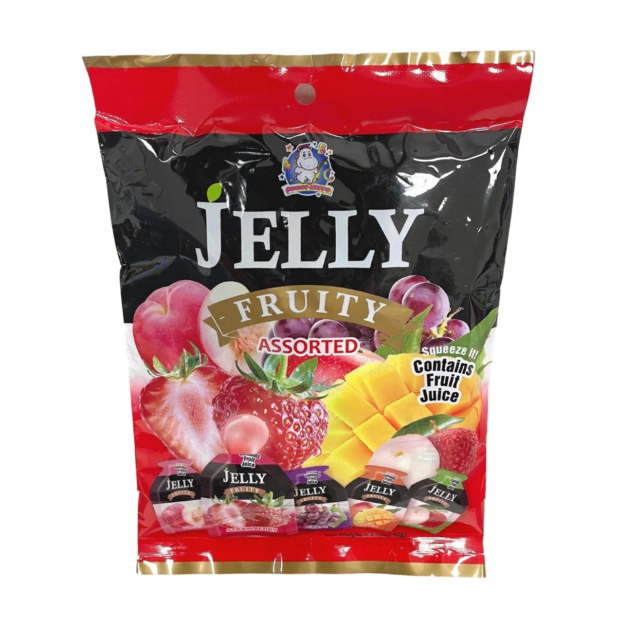 Jelly Fruity Assorted, gelatine alla frutta da 240g