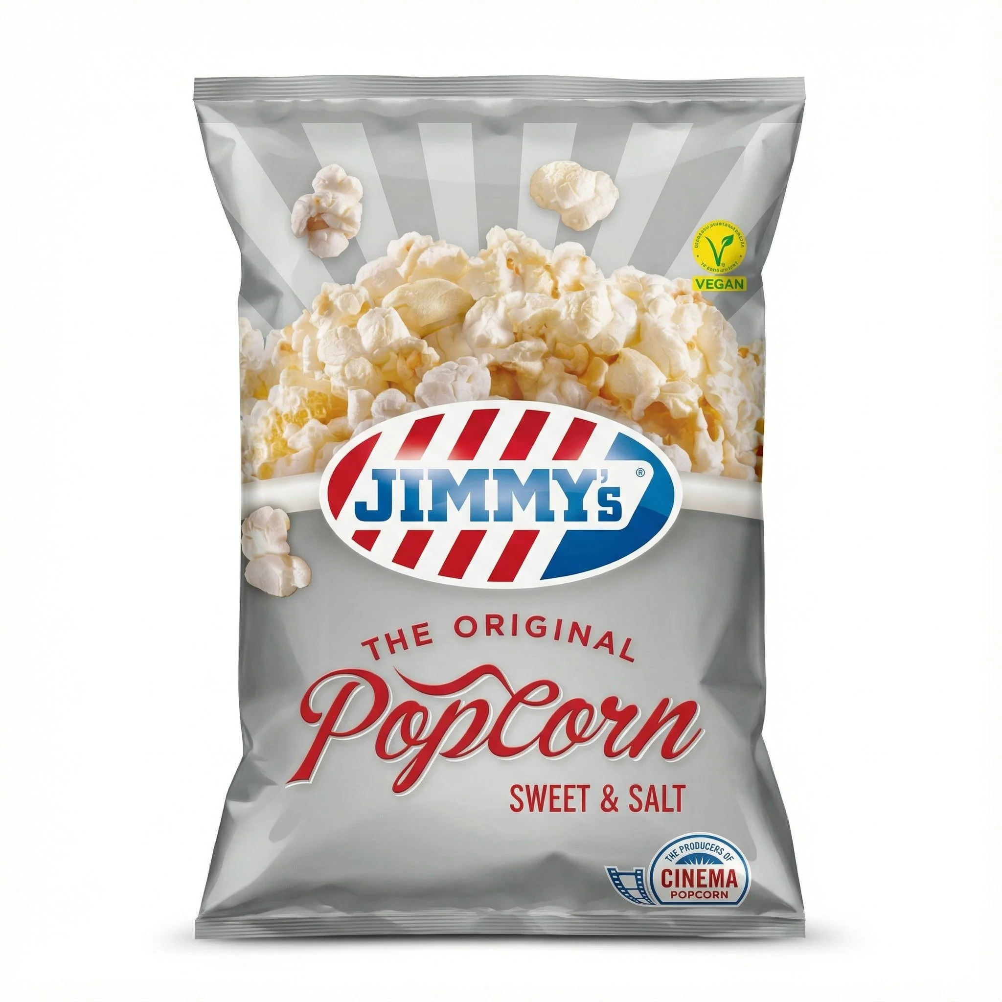 Jimmy's Popcorn Sweet and Salt, popcorn dolci e salati da 22g