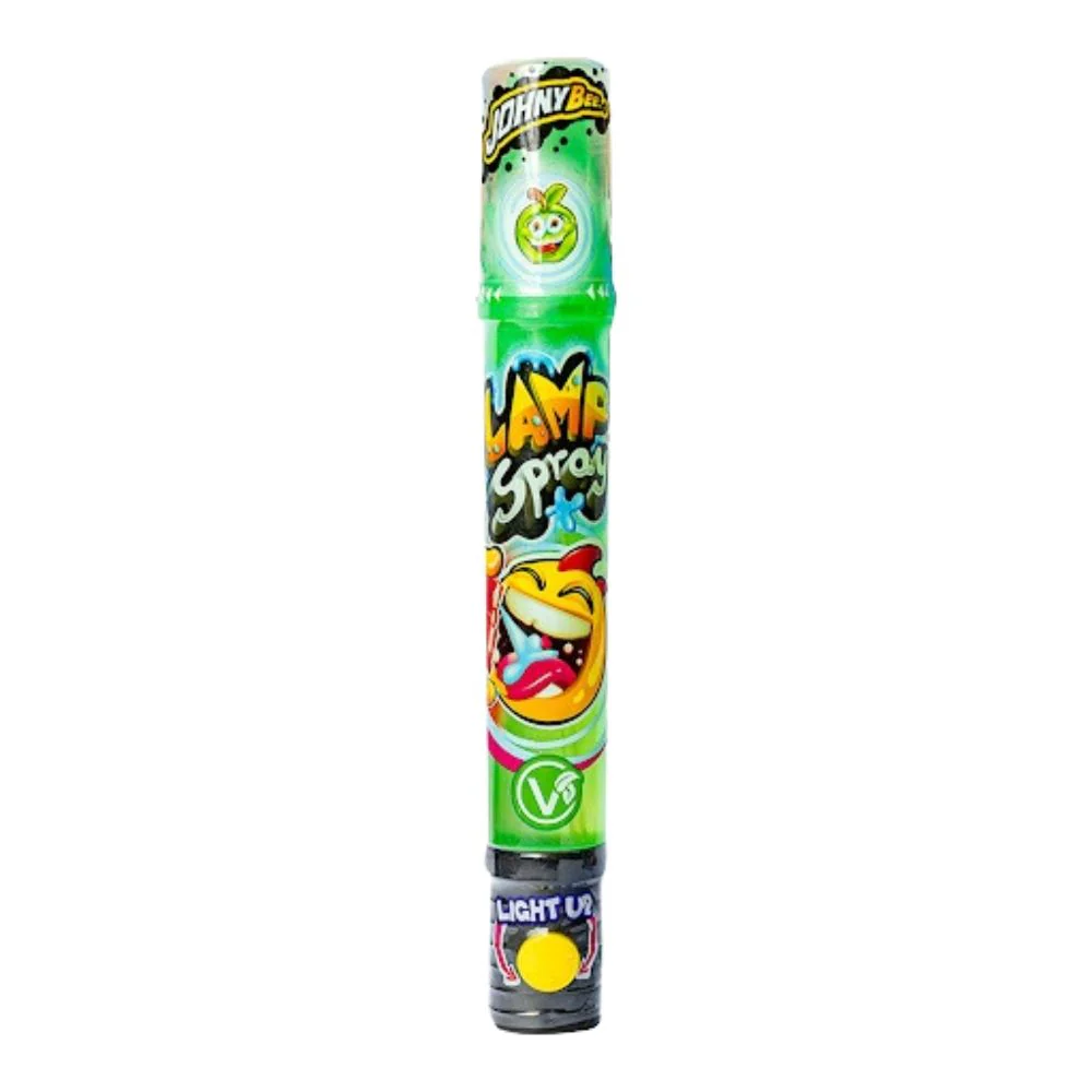 Johny Bee Green Apple Lamp Spray, caramella spray al gusto di mela verde da 28ml