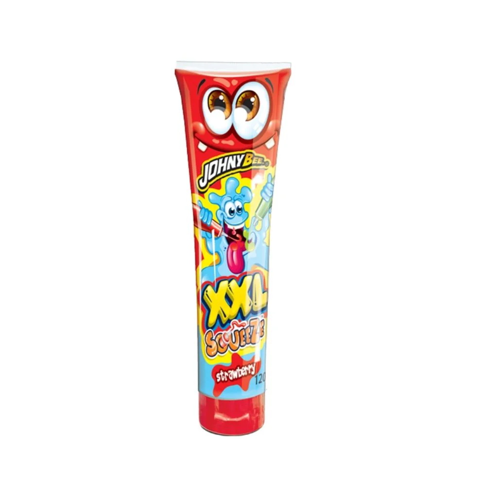 Johny Bee XXL Squeeze Strawberry, caramella in gel alla fragola da 120g