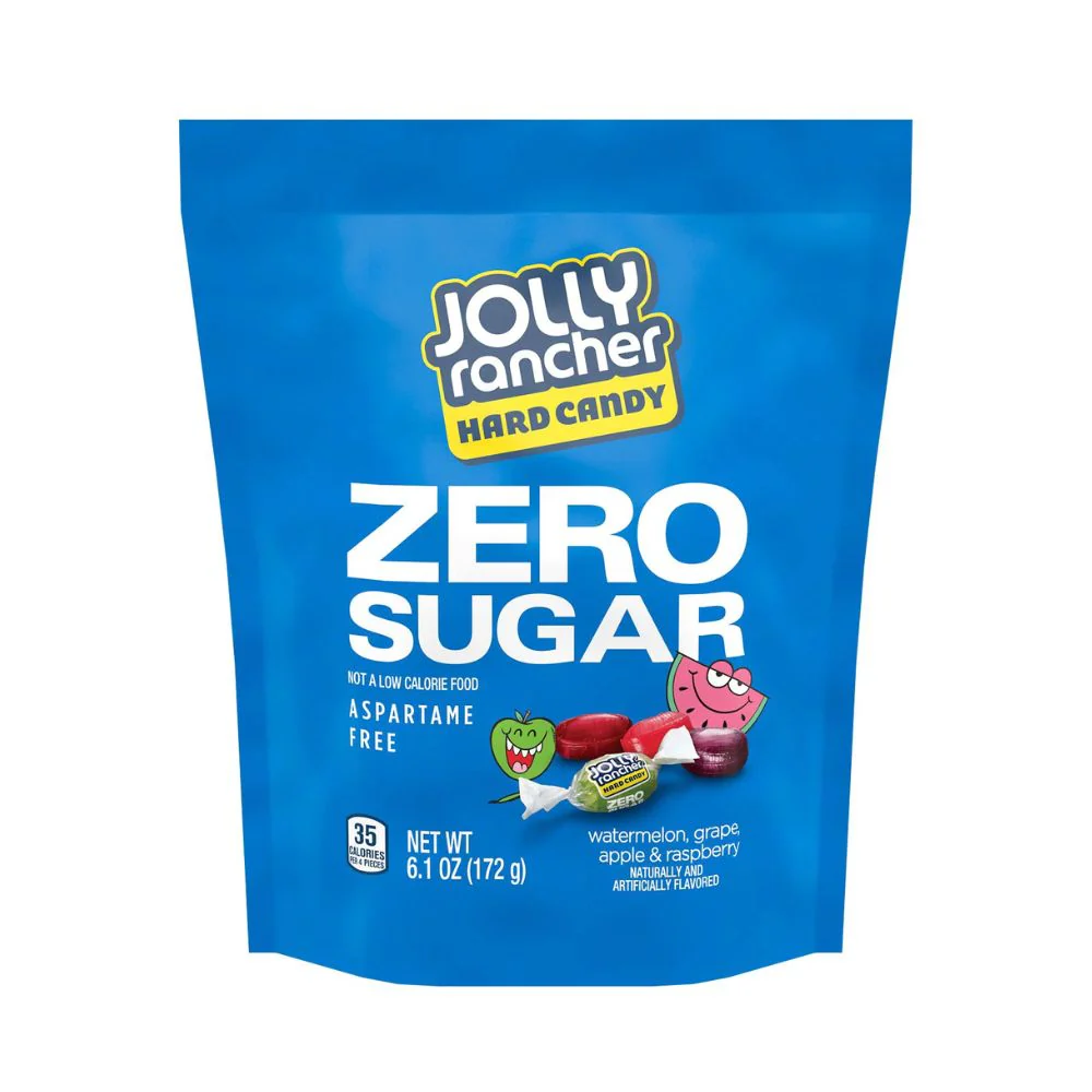 Jolly Rancher Hard Candy Zero Sugar, caramelle alla frutta senza zucchero da 172g SCADENZA 30/04/2023