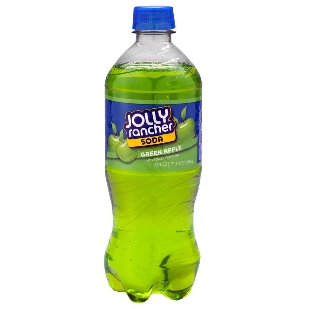 Jolly Rancher Soda Green Apple, bevanda alla mela verde da 591 ml