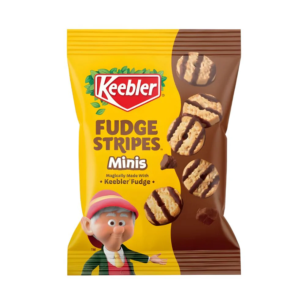 Keebler Cookies Fudge Stripes Minis, biscotti con cioccolato da 85g