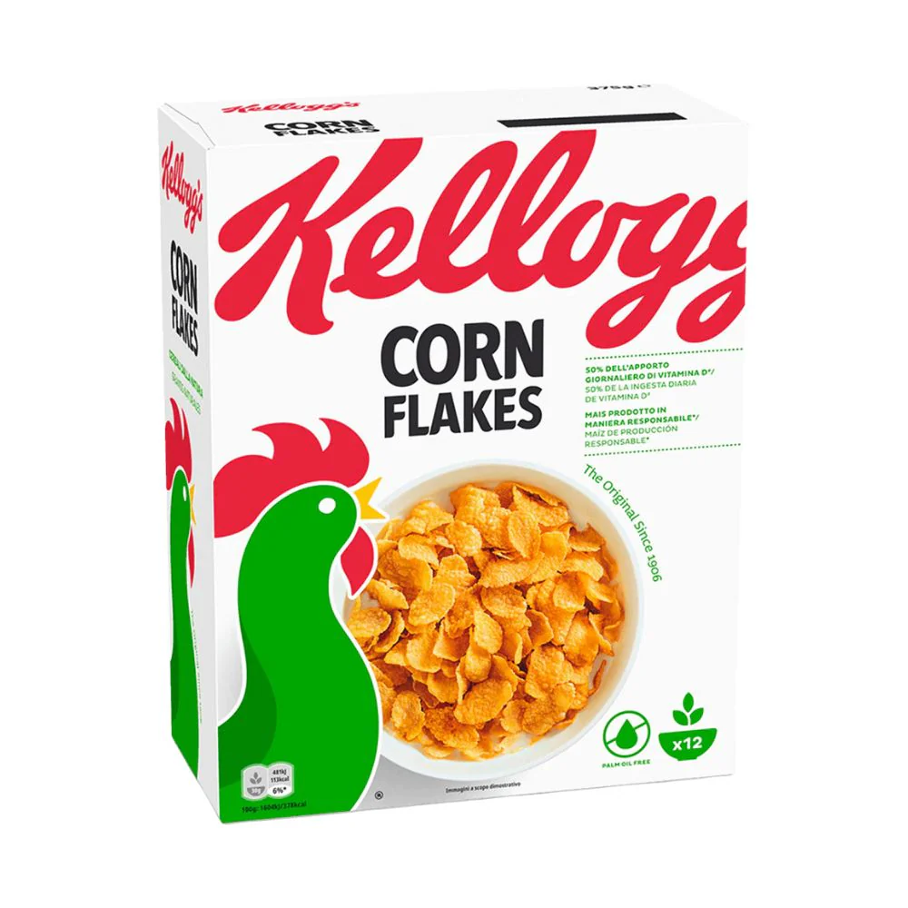 Kellogg's Corn Flakes, fiocchi di mais da 375g