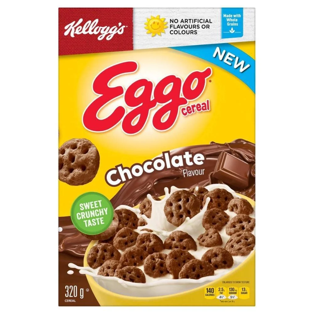Kellogg's Eggo Chocolate, cereali al cioccolato da 320g