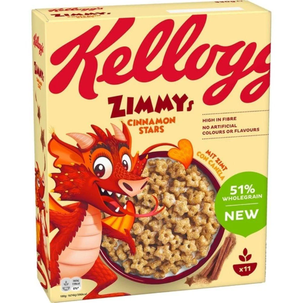 Kellogg's Zimmy, cereali alla cannella da 330g
