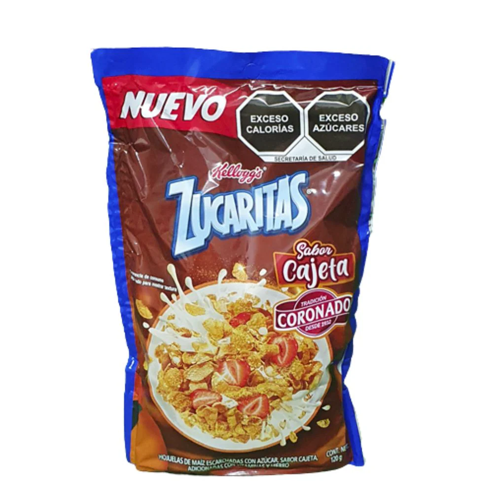 Kellog's Zucaritas Sabor Cajeta, cereali al gusto di cajeta da 120g
