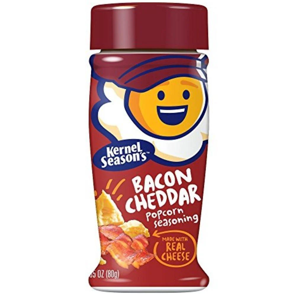 Kernel Season's Bacon Cheddar, aroma per pop corn al formaggio e bacon da 80g
