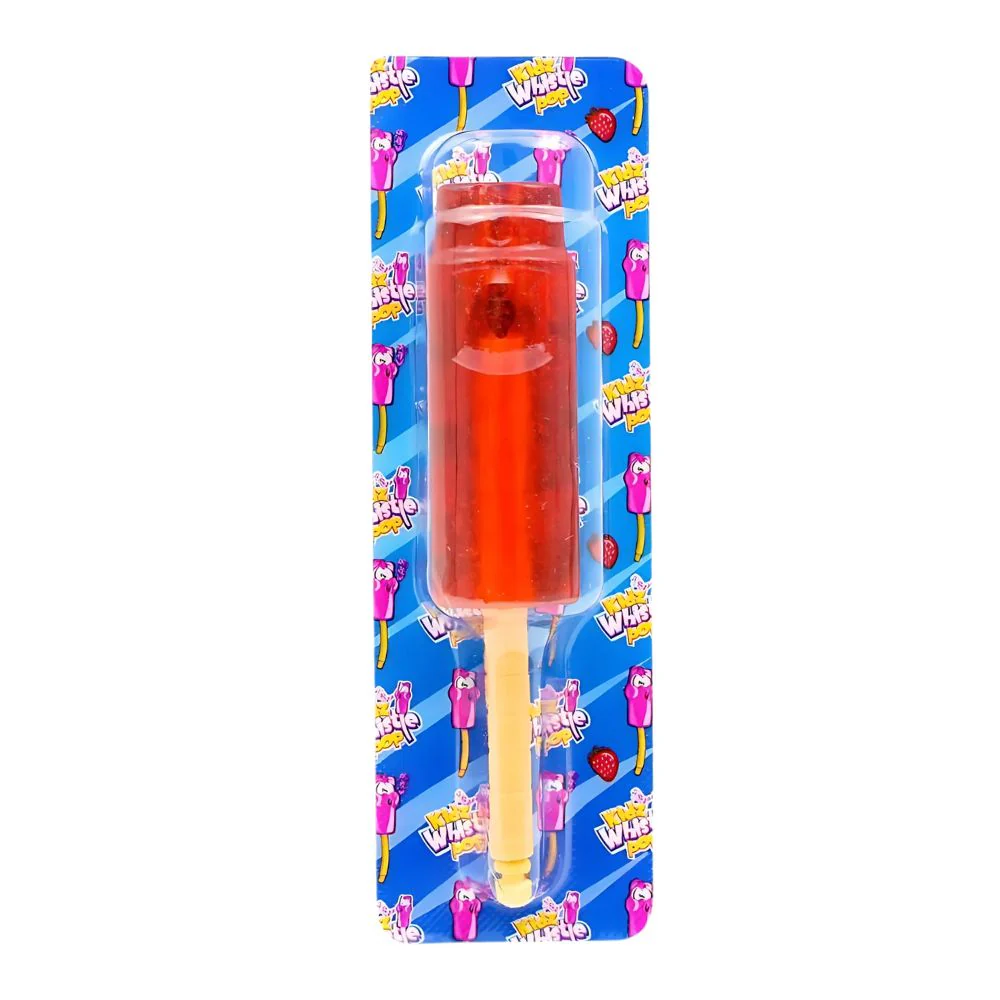 Kidz Whistle Pop, caramella al gusto di fragola da 13g