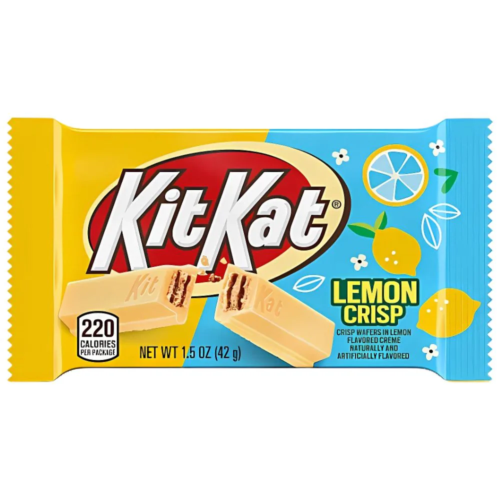 Kit Kat Lemon Crisp, wafer al gusto di limone da 42g