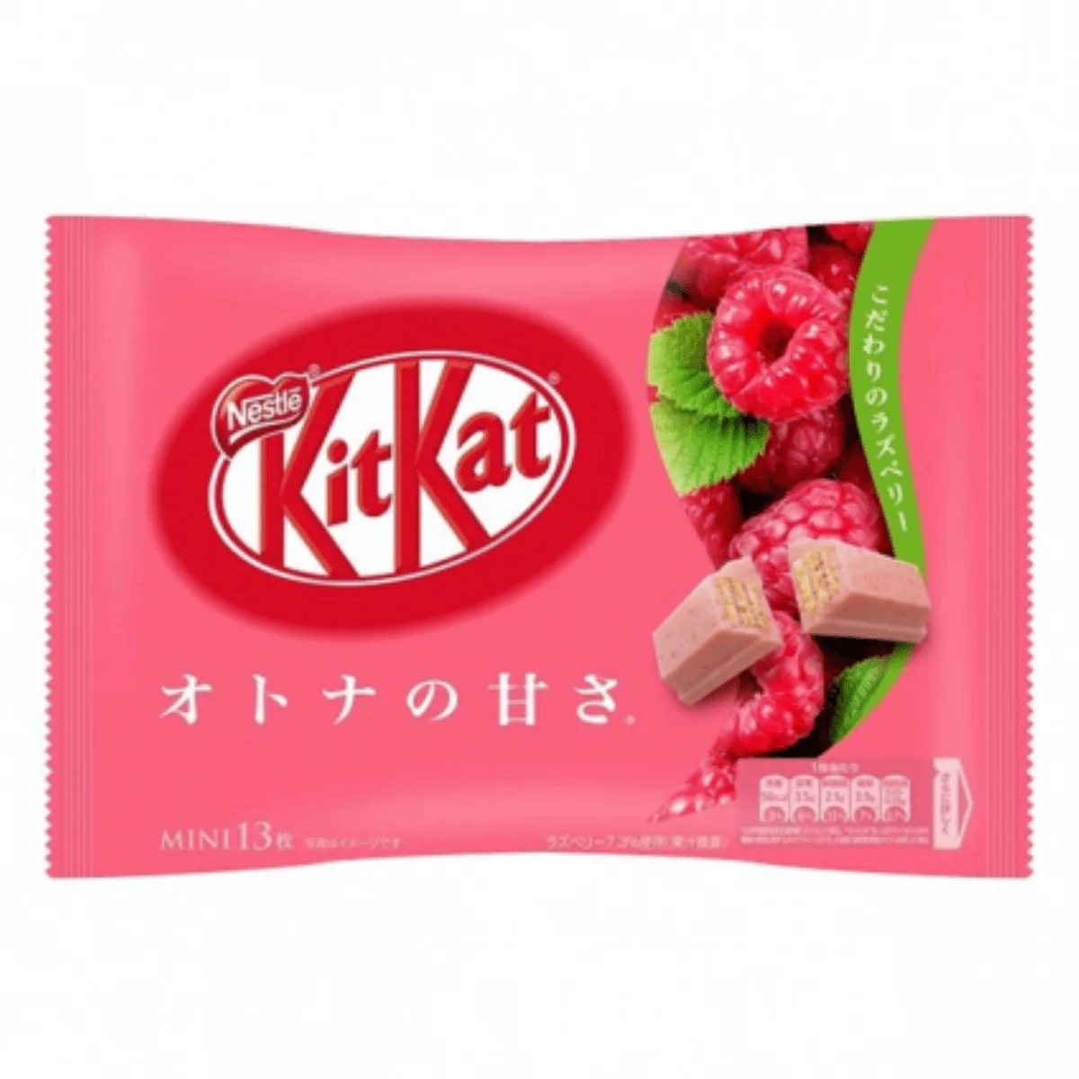 Kit Kat Mini Raspberry, wafer ripieni di crema al mirtillo rosso da 126g