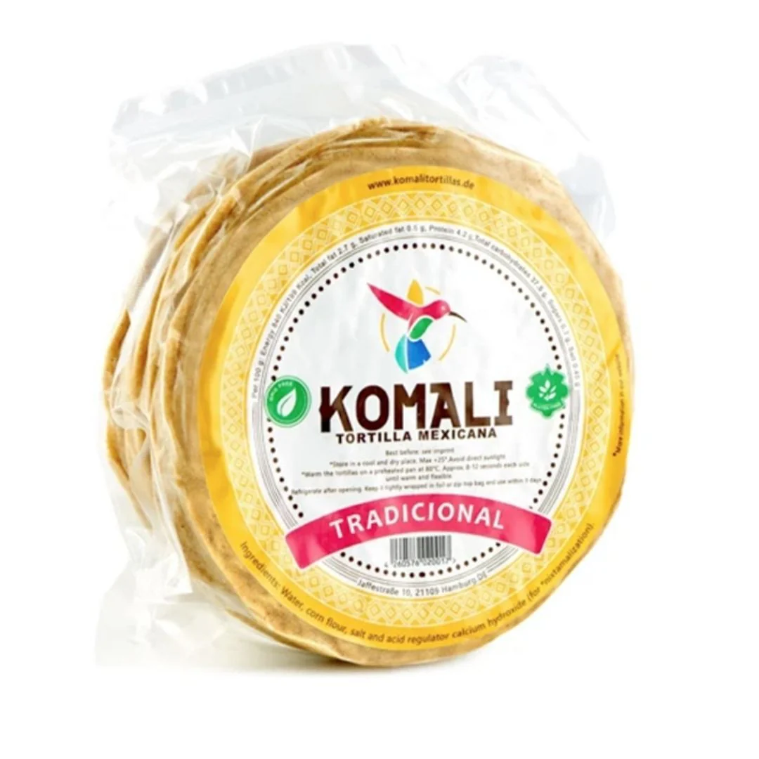 Komali Tortilla Mexicana Tradicional, tortillas messicane da 500g