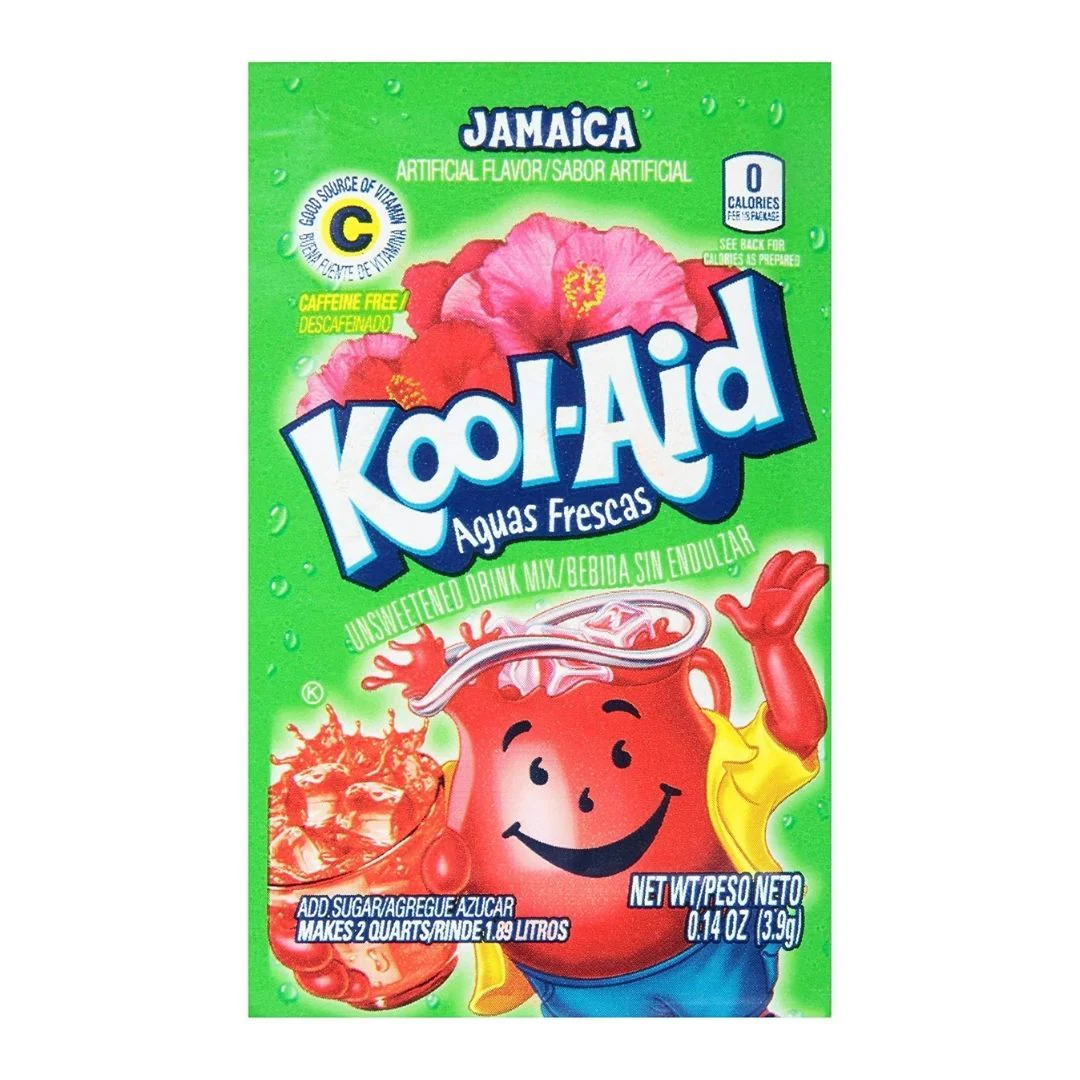 Kool Aid Jamaica, preparato per bevande all'hibiscus da 3.9g