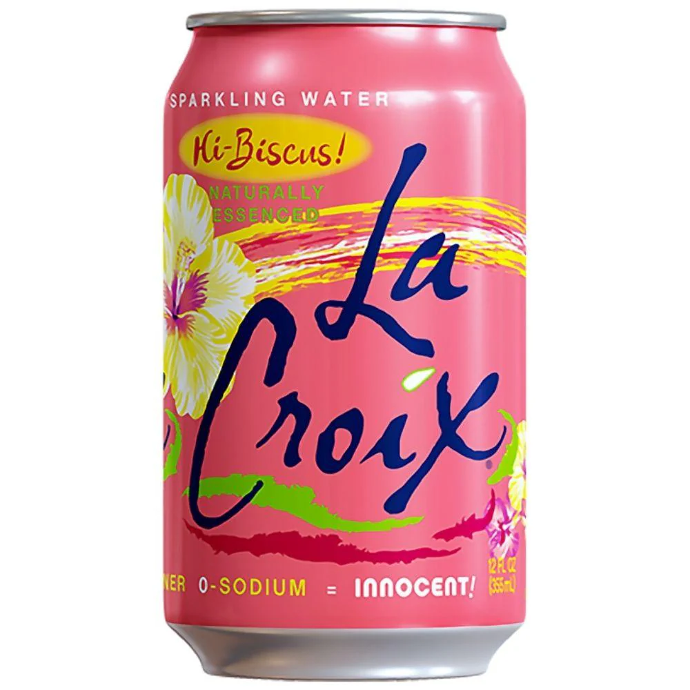 La Croix Hibiscus, bevanda al gusto di Hibiscus da 355ml