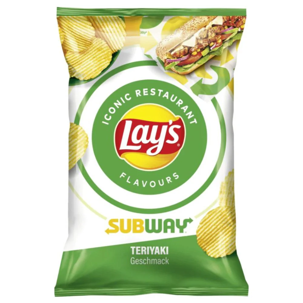 Lay's Subway Teriyaki, patatine al gusto di salsa teriyaki da 150g