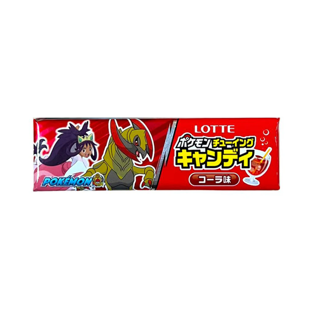 Lotte Pokemon Chewing Candy, gomme da masticare al gusto cola da 28g
