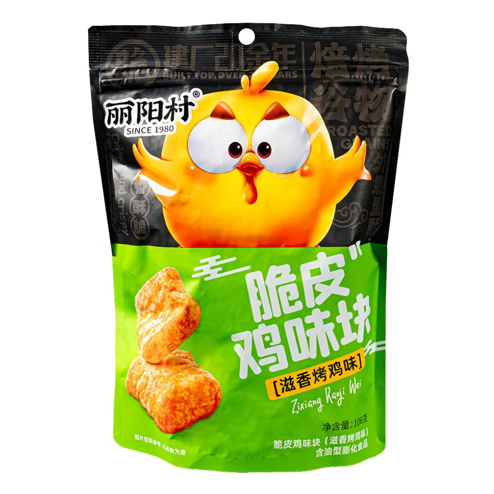 Corn Cracker Chicken Flavor, snack di mais al gusto di pollo da 106g