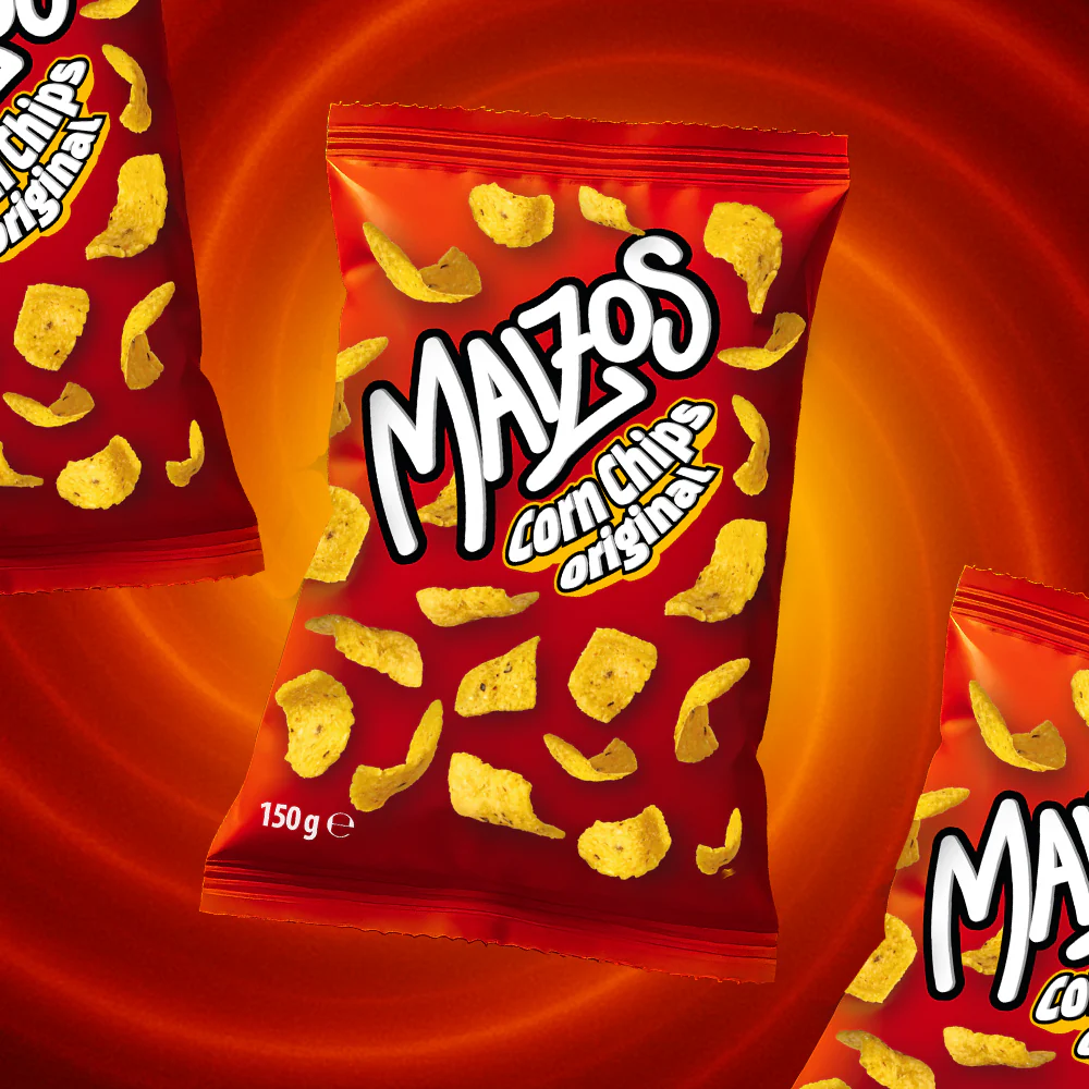 Maizos Corn Chips Original, chips di mais nel gusto original da 150g - Image 2