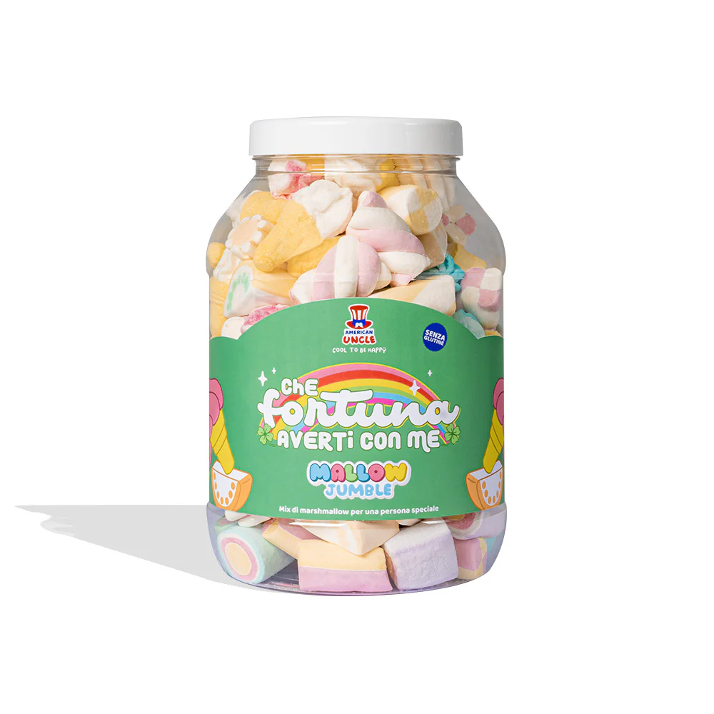 Mallow Jumble “Che fortuna averti con me”, barattolo di marshmallow da comporre con i tuoi gusti preferiti - Image 3