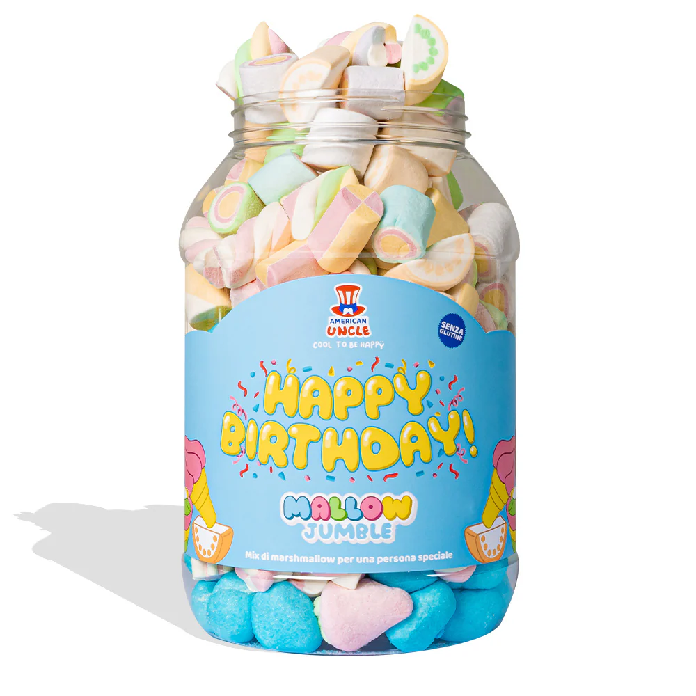 Mallow Jumble “Happy Birthday”, barattolo di marshmallow da comporre con i tuoi gusti preferiti - Image 2