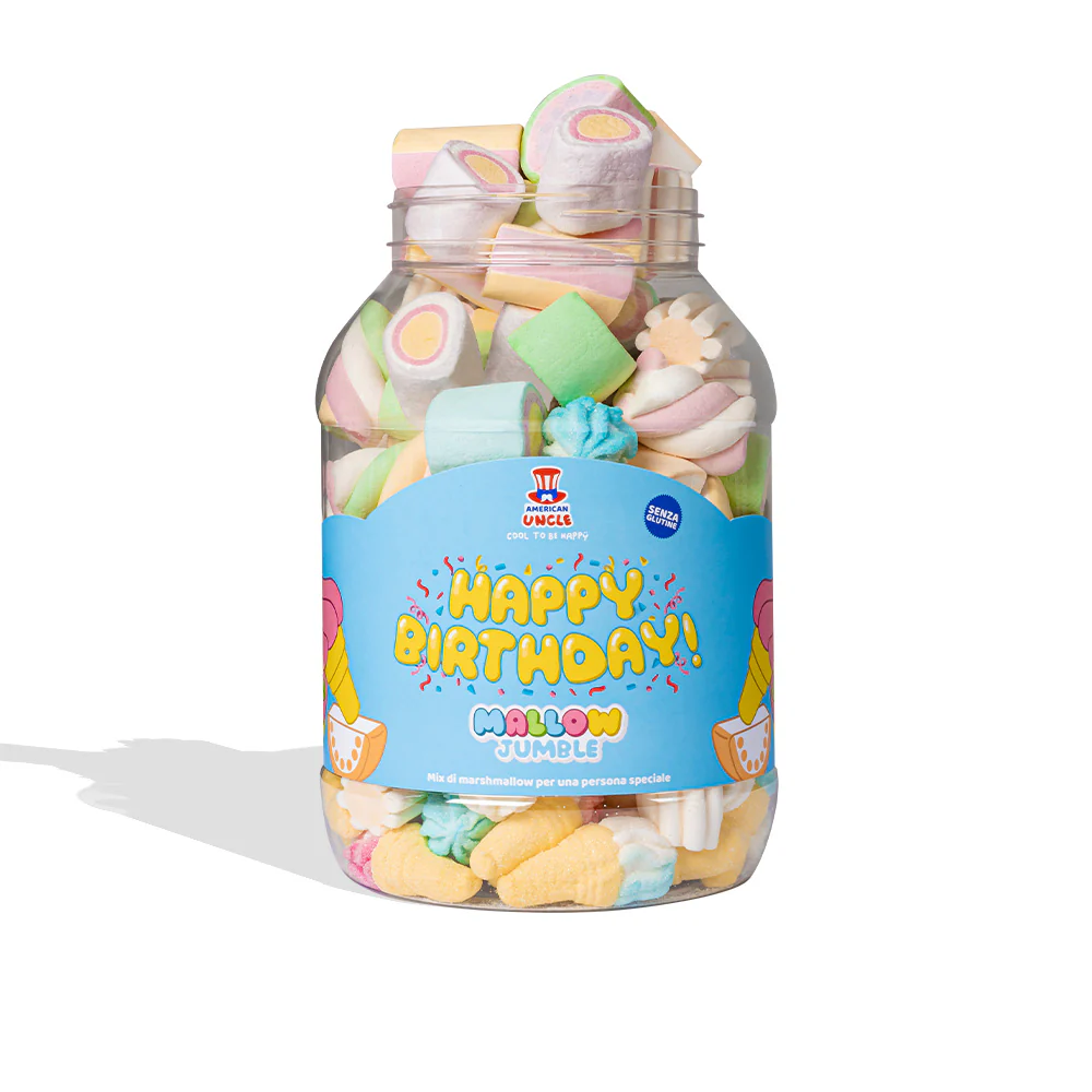 Mallow Jumble “Happy Birthday”, barattolo di marshmallow da comporre con i tuoi gusti preferiti - Image 4