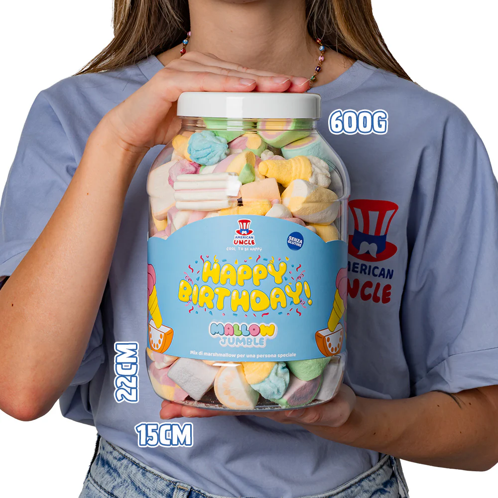 Mallow Jumble “Happy Birthday”, barattolo di marshmallow da comporre con i tuoi gusti preferiti - Image 5