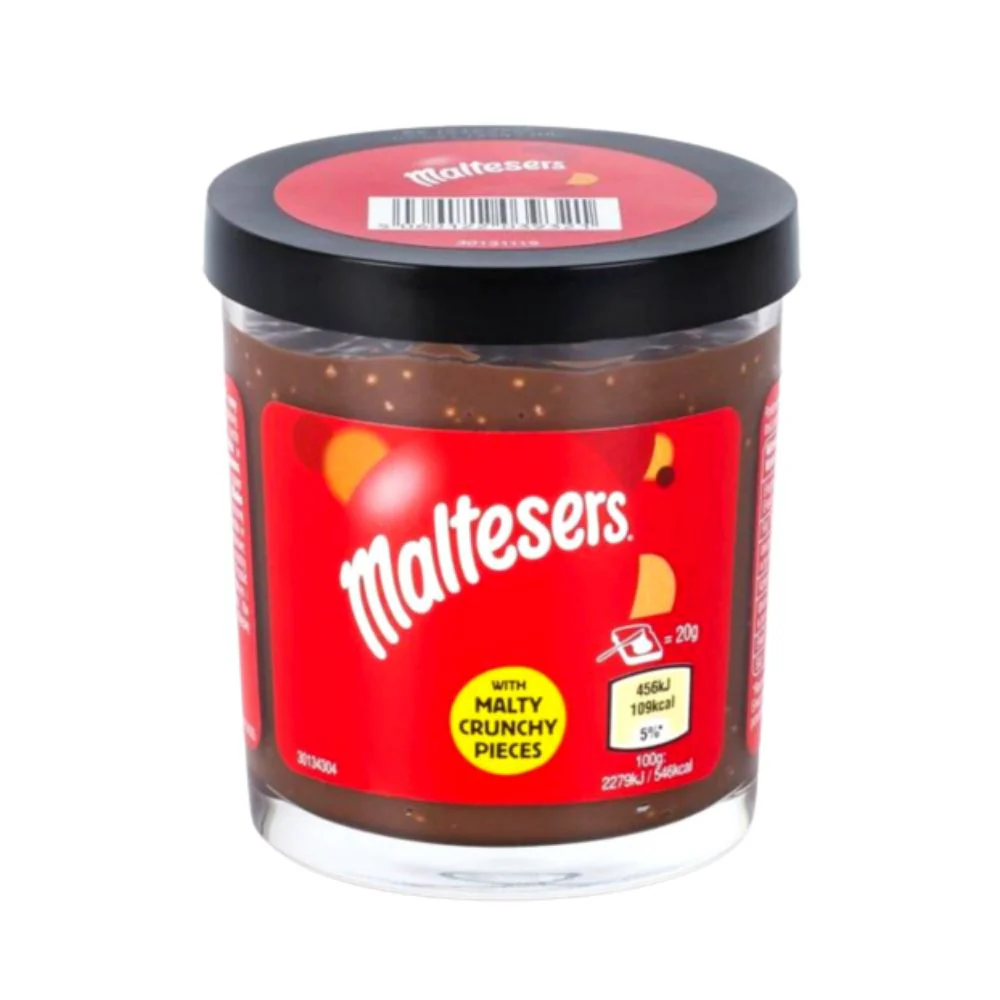 Maltesers With Malty Crunchy Pieces Chocolate Spread, crema al latte con croccante al malto da 200g