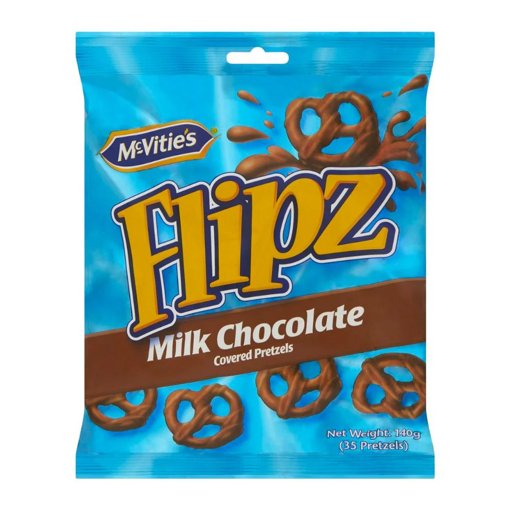Mcvitie's Milk Chocolate Covered Pretzel, pretzel ricoperti di cioccolato al latte da 140g