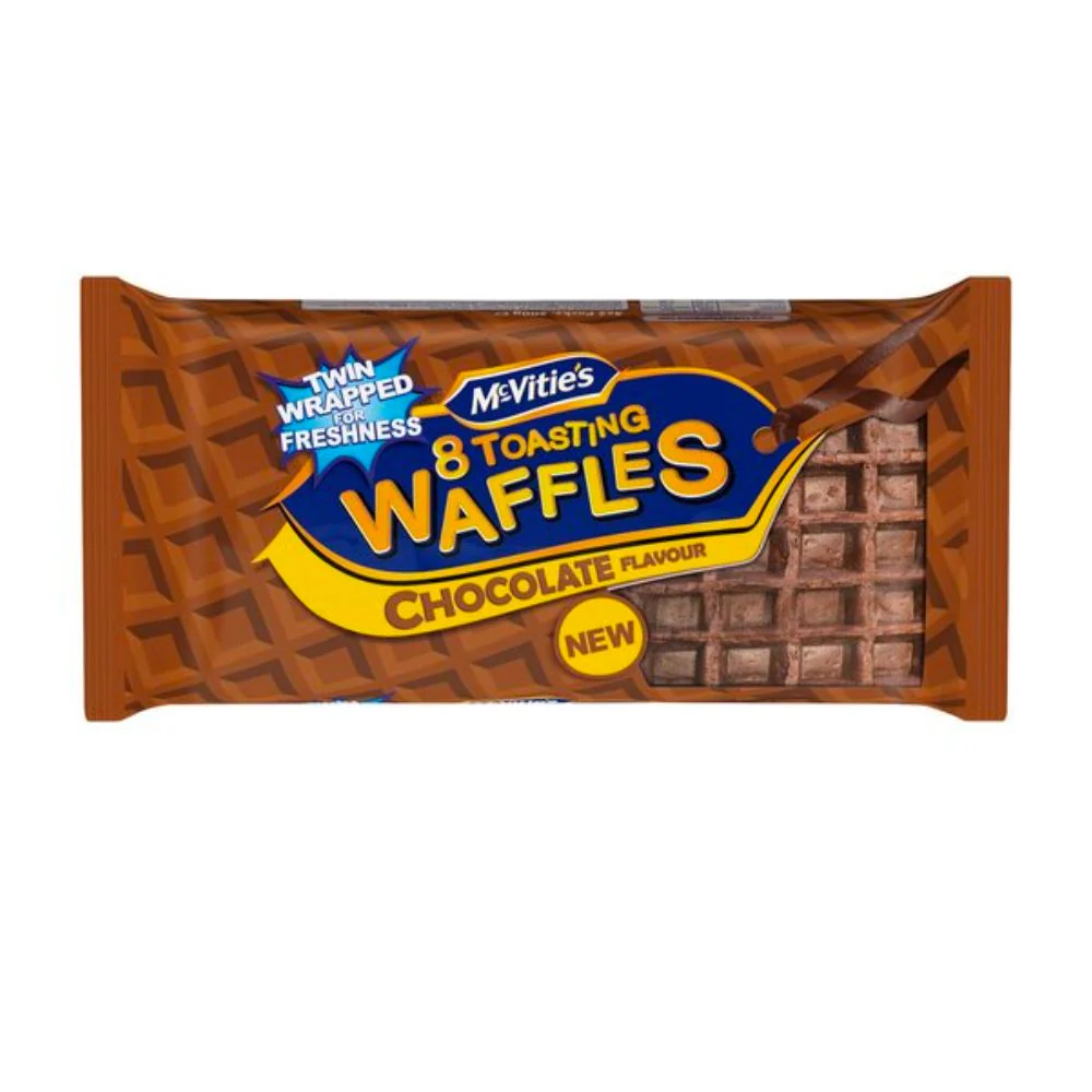 McVitie's Toasting Waffles Chocolate, waffles al cioccolato da 200g